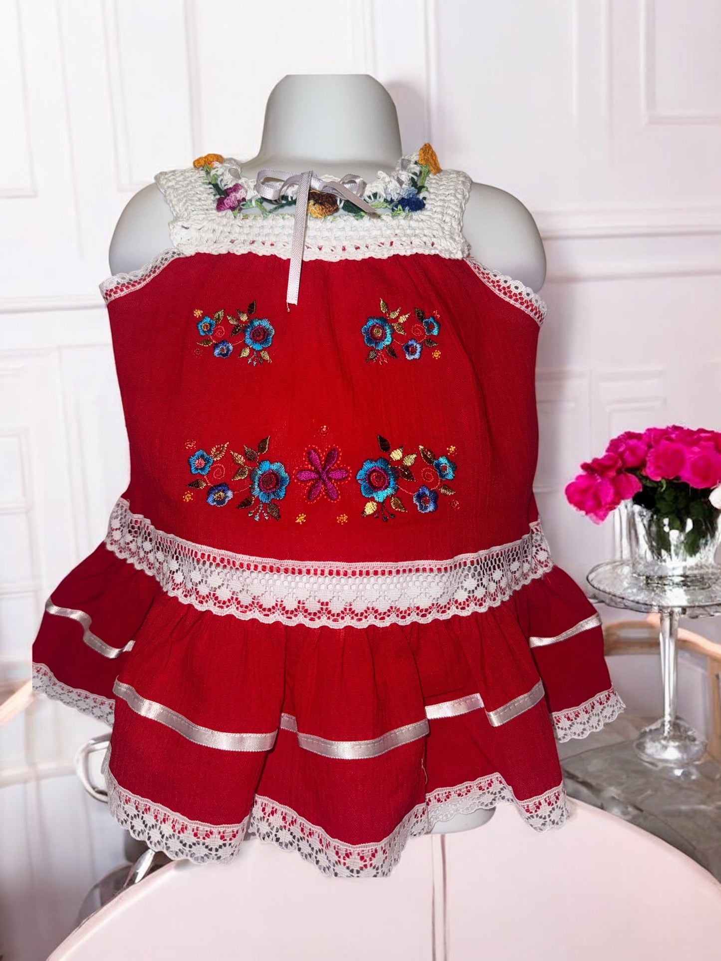 Embroidered Dresses for girls/Vestidos bordados para niñas