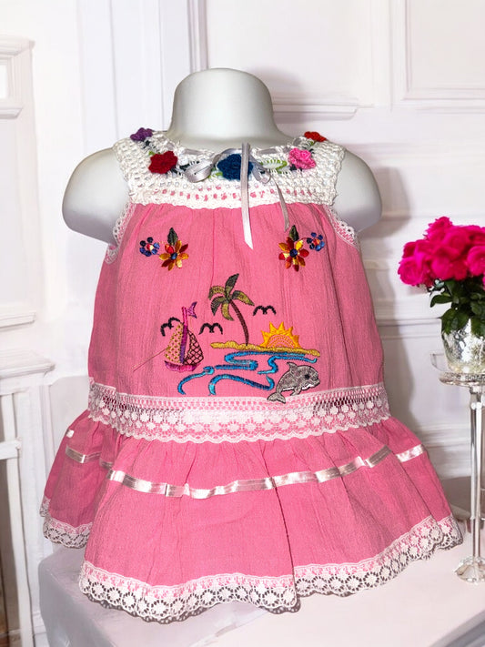 Embroidered Dresses for girls/Vestidos bordados para niñas