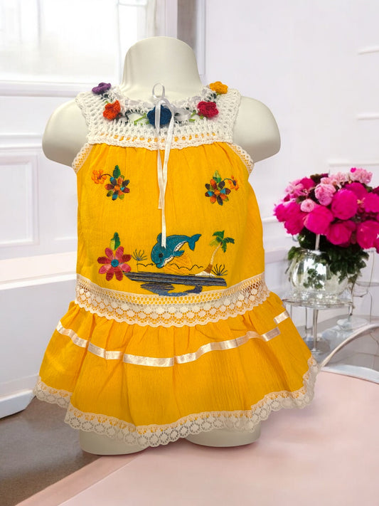 Embroidered Dresses for girls/Vestidos bordados para niñas