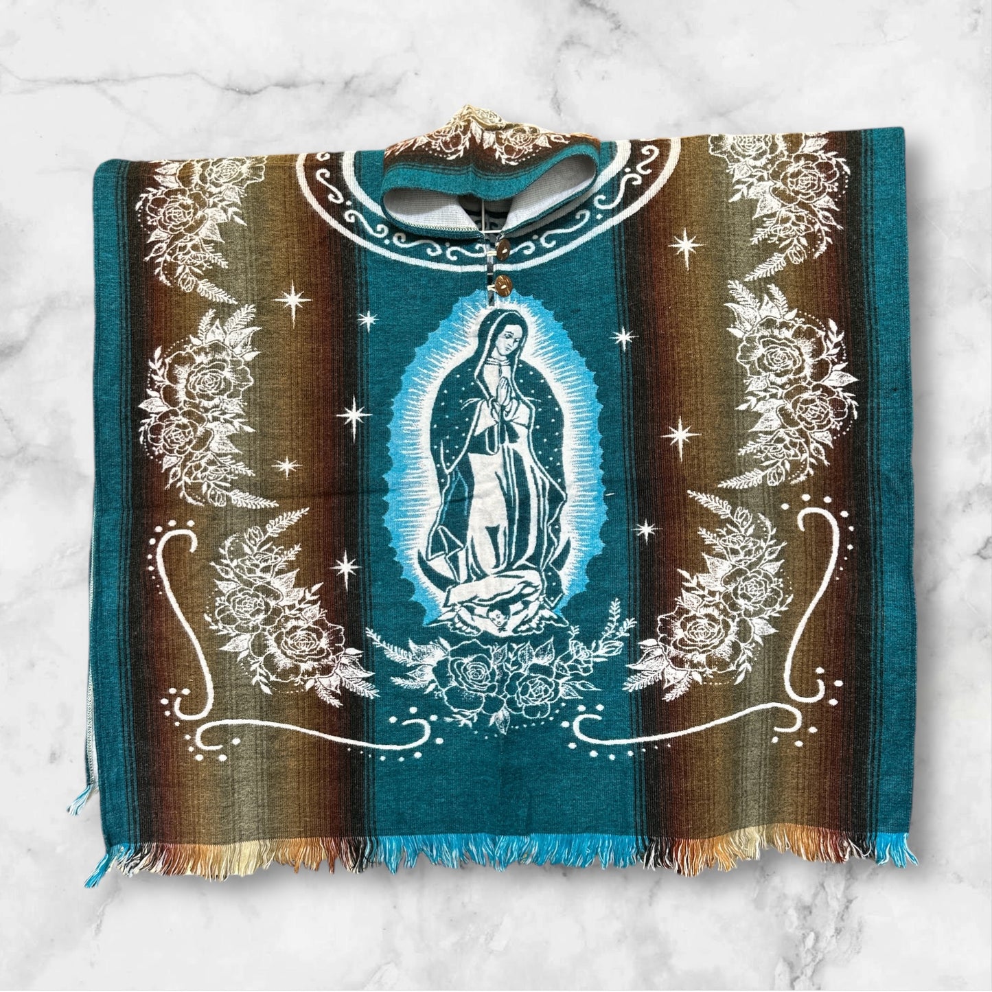 FREE SHIPPING!!! Gaban/Poncho Virgen de Guadalupe. Lady of Guadalupe Poncho