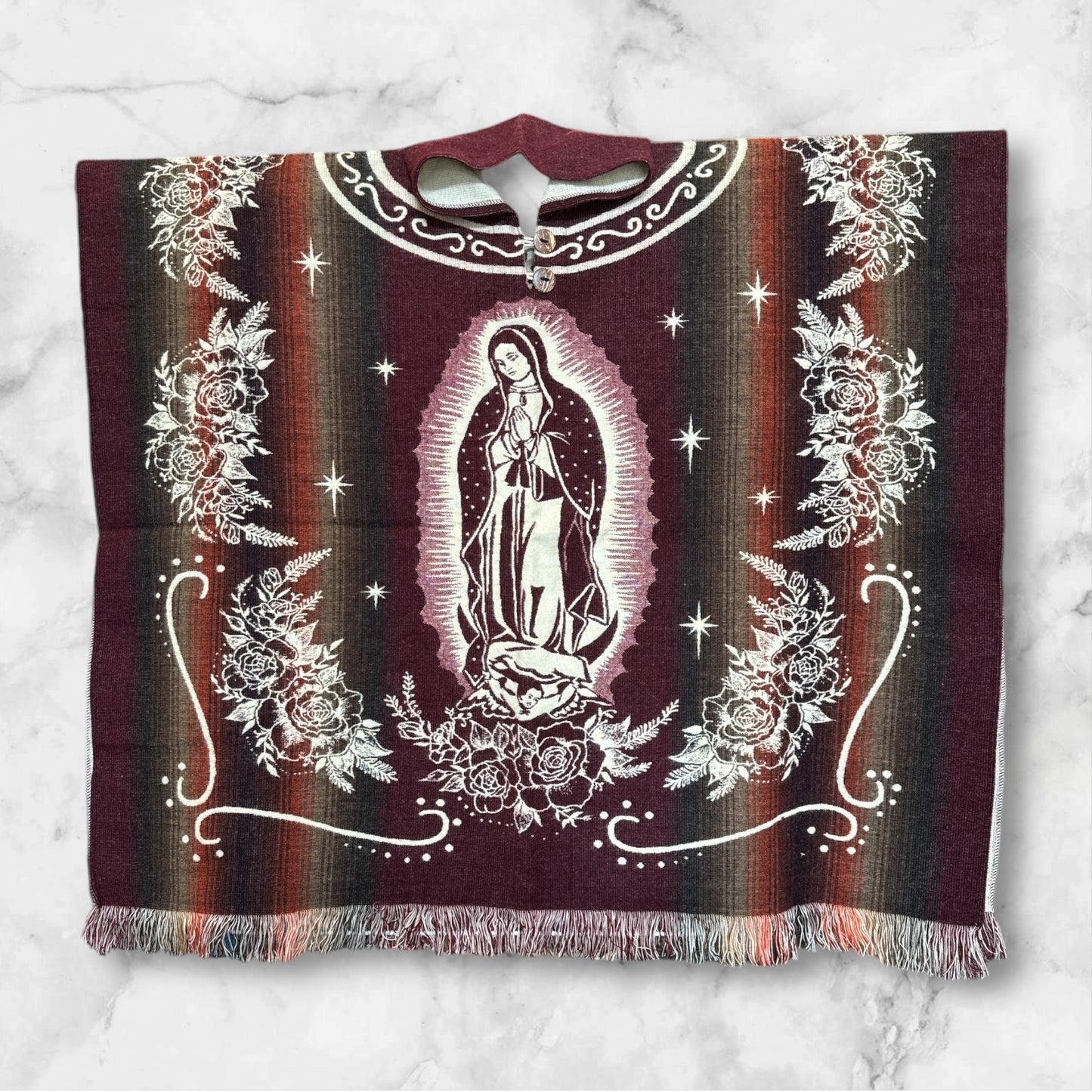 FREE SHIPPING!!! Gaban/Poncho Virgen de Guadalupe. Lady of Guadalupe Poncho
