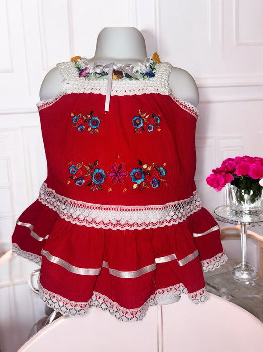 Embroidered Dresses for girls/Vestidos bordados para niñas