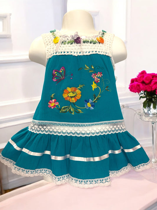 Embroidered Dresses for girls/Vestidos bordados para niñas