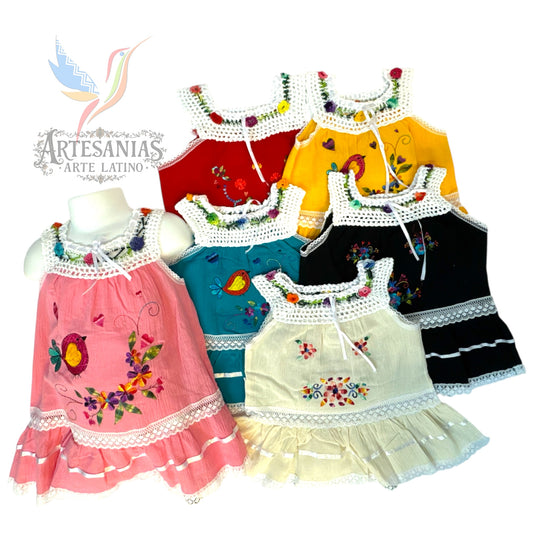 Embroidered Dresses for girls/Vestidos bordados para niñas